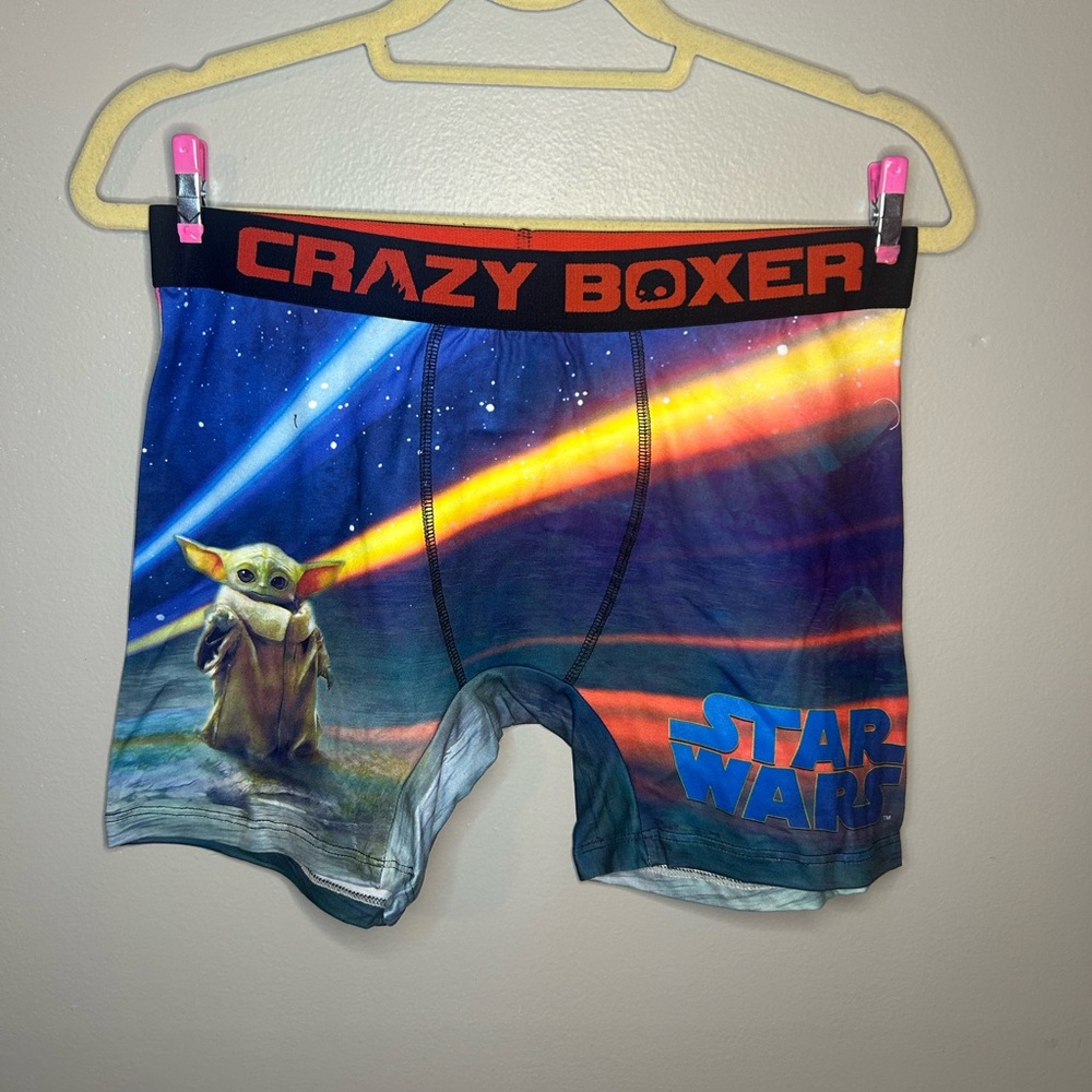 NWOT Adult Star Wars Mandalorian Baby Yoda Boxer Briefs